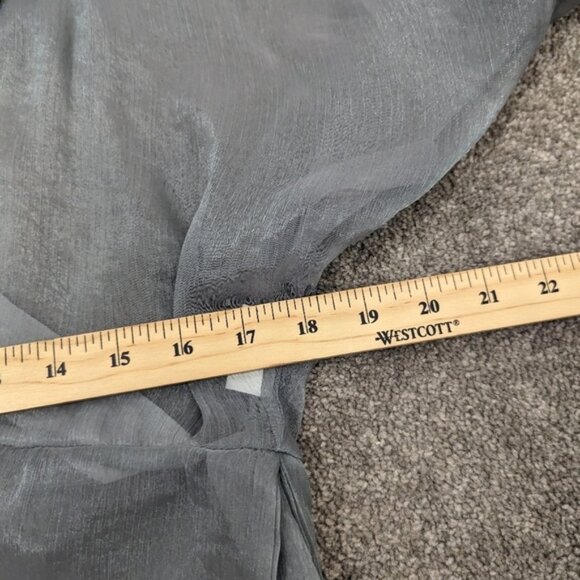 Ethereal Sheer Wrap Top with Kimono Sleeves, Medium - Picture 8 of 9